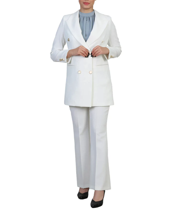 kt w Women Trousers sywa - White