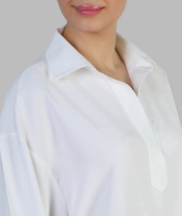 شومیز زنانه کتان کجراه سیدل