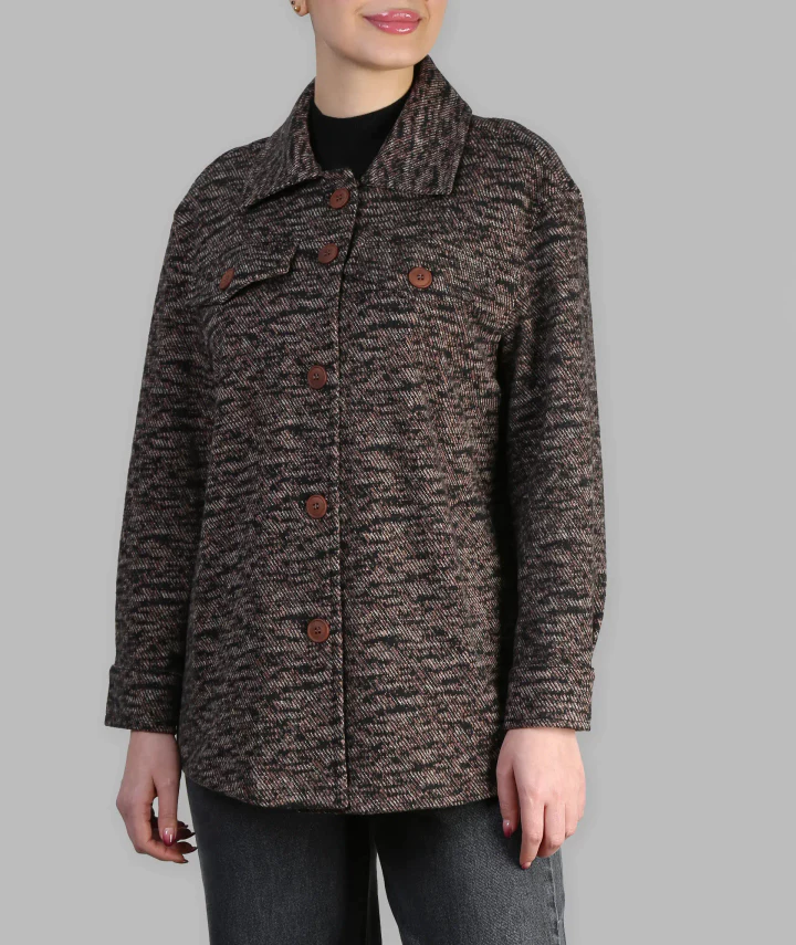 shkt Women mahnaz - Brown w Black