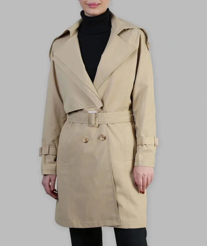 barany Women Notch Lapel zhylh dar chymh - Mocha