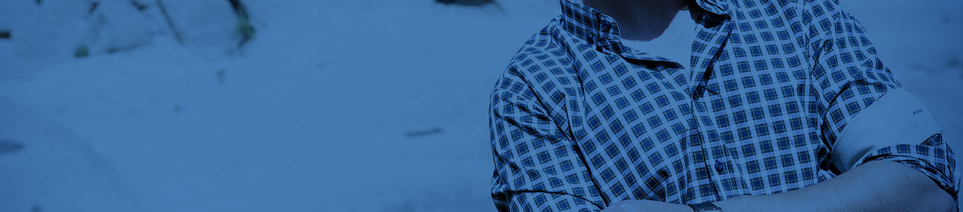 پیراهن مردانه کجراه آبی